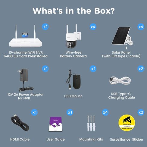 XMarto QHD كاميرا أمان شمسية خالية من الأسلاك اللاسلكية في الهواء الطلق/داخلي ، و wifi6 ، 5G ، تكبير الإمالة ، كاميرا منزلية للطاقة الشمسية طويلة الأمد in Saudi Arabia