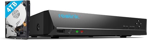 REOLINK 4K PTZ Surveillance System, 8Pcs 4K PoE Security Cameras with 3D 16X Optical Zoom RLC-823S2 Bundle with 16CH NVR RLN16-410, Secure 24/7 Local Storage, Auto Tracks, Human/Vehicle/Pet in Saudi Arabia