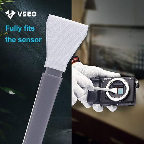 VSGO Camera Sensor Cleaning Kit, 12pcs 16mm APS-C Sensor Cleaning Swabs and Full Frame Sensor Cleaning Kit, 24pcs CMOS Swabs (24mm) in Saudi Arabia