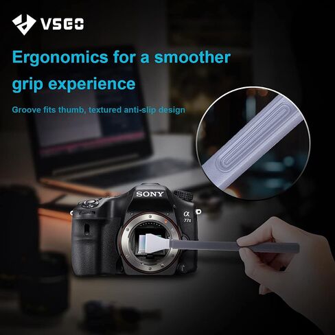 VSGO Camera Sensor Cleaning Kit, 12pcs 16mm APS-C Sensor Cleaning Swabs and Full Frame Sensor Cleaning Kit, 24pcs CMOS Swabs (24mm) in Saudi Arabia