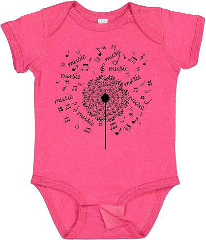inktastic Music Dandelion Musical Baby Bodysuit in Saudi Arabia