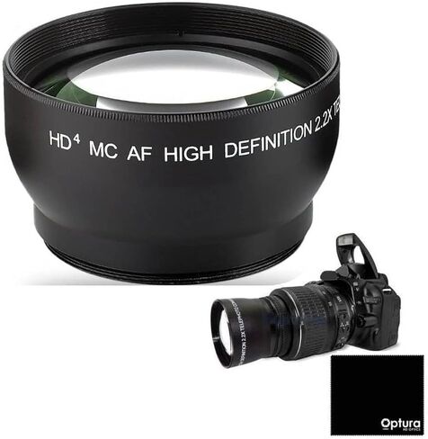 for Nikon D7100 D7000 D5500 D5200 D5100 D3300 D3200 D3100 D3000 DSLR Cameras 52MM Professional Accessory Kit with Wide-Angle and Telephoto Lenses, Filters, 50 inch Tripod, Hand Grip in Saudi Arabia