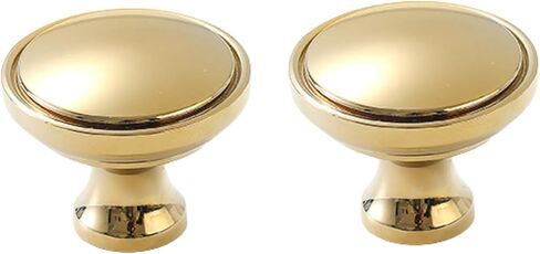 Dresser Handles 2 Pack Brass Shoe Cabinet Wardrobe Handle Drawer Single Hole Full Copper Cabinet Handle 128Mm Bright Gold in Kuwait