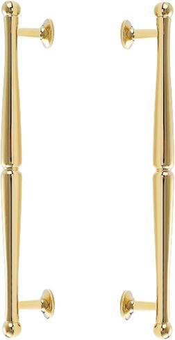 Dresser Handles 2 Pack Brass Shoe Cabinet Wardrobe Handle Drawer Single Hole Full Copper Cabinet Handle 128Mm Bright Gold in Kuwait