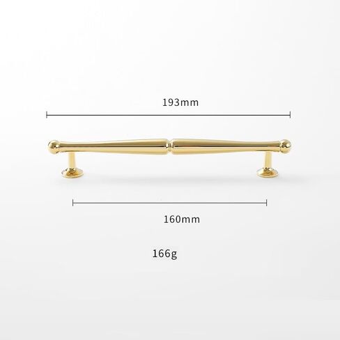 Dresser Handles 2 Pack Brass Shoe Cabinet Wardrobe Handle Drawer Single Hole Full Copper Cabinet Handle 128Mm Bright Gold in Kuwait