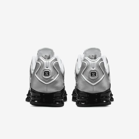 Nike Shox TL Shoes (HQ4049-001, Metallic Silver/White/Wolf Grey/Black) in Saudi Arabia