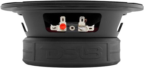 DS18 PRO-GM6.4B Loudspeaker - 6.5", Midrange, Red Aluminum Bullet, 480W Max, 140W RMS, 4 Ohms - Premium Quality Audio Door Speakers for Car or Truck Stereo Sound System (1 Speaker) in Kuwait