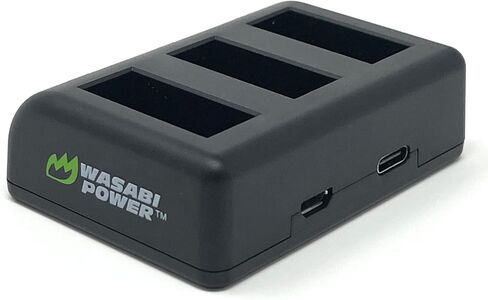 Wasabi Power Replacement for GoPro MAX Battery Charger (Triple USB) and GoPro ACDBD-001, ACBAT-001 in Saudi Arabia