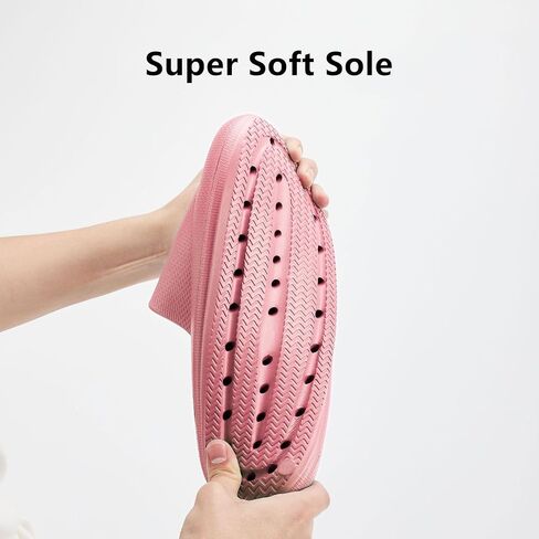 Cloud Slides for Women Shower, Slides Soft Indoor and Outdoor Slippers Ultra Thick Sole in Saudi Arabia