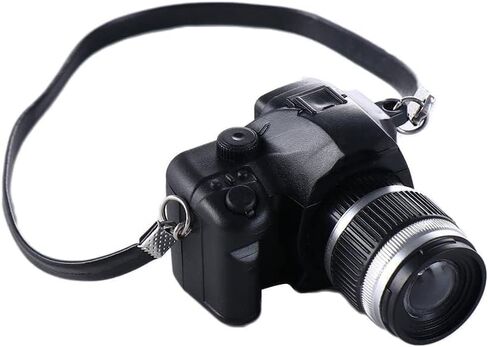 Black 1:4 Scale Mini Camera Prop Ornament Vintage Camera Model, Miniature Digital Camera Mini Decoration Accessories Photography Props Ornament, Décor, Decorations in Saudi Arabia