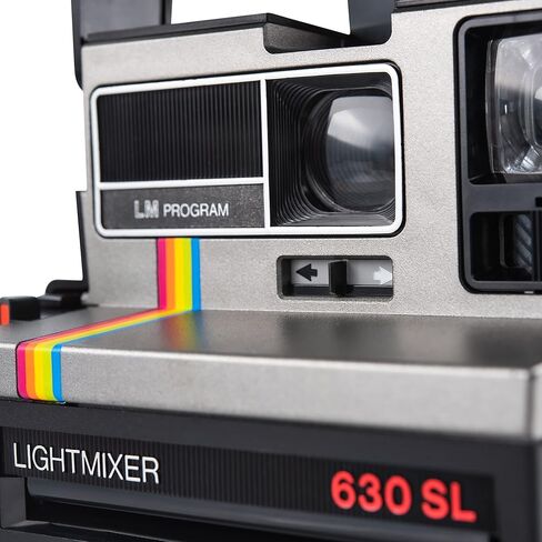 Polaroid 630 SL Lightmixer Silver woth Rainbow Stripe (Renewed) in Saudi Arabia