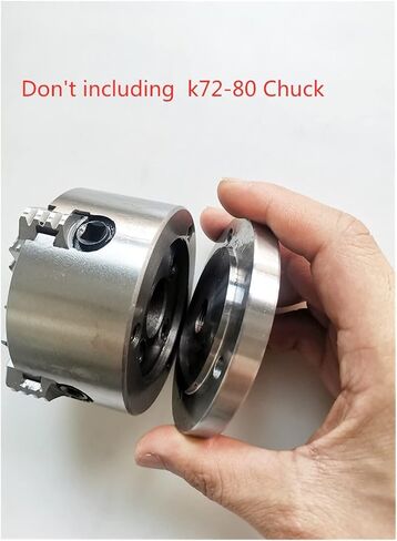 4-Inch 4-Jaw Self-Centering Chuck Set 80mm Chuck Connecting Flange M14x1 Suitable for K72-80 Mini Lathe Chuck CNC Mini Lathe Chuck Bench Parts Machine with 1-Inch x 8TPI Thread in Saudi Arabia