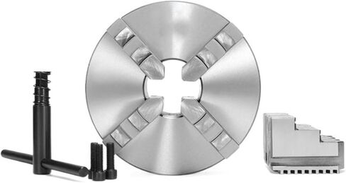 مجموعة تشاك ذاتية 4 بوصات 4 بوصة تشاك Set K12/160 الرابط الذاتي رباعي الفك 4-Jaw Chuck مخرطة مع أجزاء من 4 فظ in Saudi Arabia
