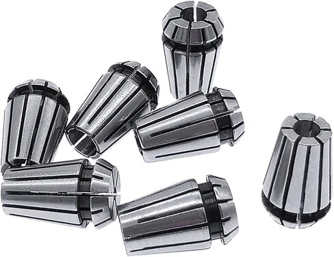 4-Inch 4-Jaw Self-Centering Chuck Set ER11 Chuck 1/2/3/3.175/4/5/6/6.35/7mm Collet Tool Holder for CNC Engraving Machine milling Lathe Chucks with 1-Inch x 8TPI Thread in Saudi Arabia