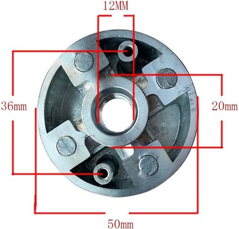 Four 4 Jaw Chuck Z011A for Metal Mini Lathe M12x1mm Threaded Back 1.8~56mm/12~65mm Mini Collet Lathe Accessory (Color : 4 Jaw Chuck Rod Size : Small) (4 Jaw Chuck Rod Small) in Saudi Arabia