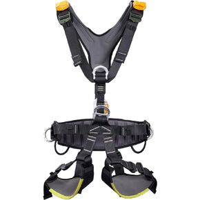 SOB Safety Full Body Harness, with 7 Point Adjustment, Lightweight Hunting Harness, Tree Stand Harness with 360 Degree Rotation, Adjustable Breathable Padded Harness Work Positioning and Suspension