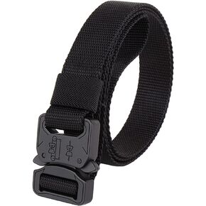 1 Inch Nylon Tactical Belt Quick Release Metal Buckle Heavy Duty Military Sports Skinny Webbing Work Belts for Men
