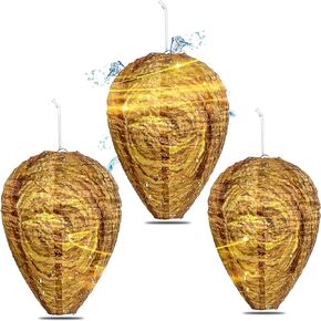 Nest Decoys - Waterproof Outdoor Decorative Artificial Hives - 3 Pack