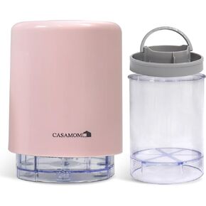 CASAMOM Food Dehydrator, Greek Yogurt Maker,Experience Korean cuisine with time-saving cooking techniques, JJAGOJJAGO. Pink
