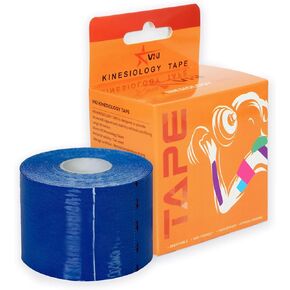 Kinesiology Tape Roll - Uncut Water Resistant Elastic Cotton Athletic Tape (2 in x 16.4 FT), Hypoallergenic Sport Tape Roll for Recovery, Joint Support & Muscle Pain Relief