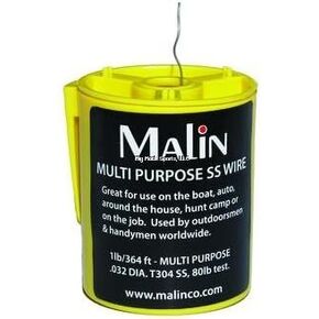 Malin SW-032 Ss Safety Wire.032, 1Lb Can, 364Ft