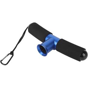 Fishing Fighting Waist Belt, T-Bar Fishing Rod Butt Cushion Aluminum Fishing Belt Rod Holder with Lanyard Fishing Rod Rack Supporter