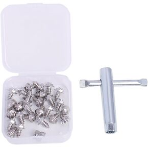 Kylebooker Screw-in Studs for Wading Boots,26pcs Fishing Wading Boot Studs for Felt Or Rubber Sole