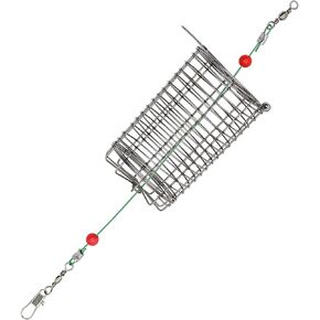 10pcs Fishing Bait Trap Cage Feeder, Baits Cage Basket Holder Coarse Lure Feeder Fishing Tackle Kit