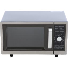 Commercial Microwave with Digital Touch Pad Control, 1 Cubic Feet Interior, Stainless Steel, 1000 Watts, UL and NSF Approved