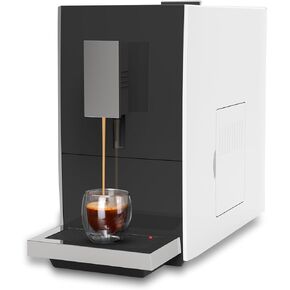 ماكينة تحضير القهوة الإسبريسو الأوتوماتيكية الفائقة من Mcilpoog CM01، ماكينة صنع القهوة الإسبريسو الأوتوماتيكية بالكامل من الفول إلى الكوب مع مطحنة، ماكينة صنع القهوة بشاشة تعمل باللمس سهلة الاستخدام. مضخة باريستا 19 بار in Kuwait