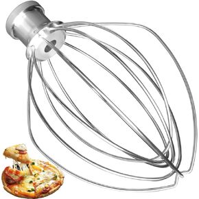 K5AWW Replacement Wire Whip for 5 Quart Lift Bowl 6-Wire Whip Attachment for Kitchenaid mixer