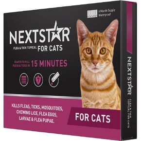 NextStar Flea & Tick Topical Cats 3.5 lbs+, 7-Way, 3-Month in Kuwait