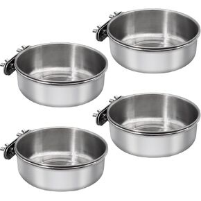 Bird Feeding Dish Cups, Stainless Steel, 2 Pack, Small in Kuwait