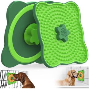 HOPET 2024 New Licking Mat for Dogs Crate, Interactive Large 7.1" Size Lick Mats for Boredom Relief & Anxiety Reduction, Soft & Safe Peanut Butter Lick Pad for Training