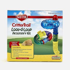 Kaytee CritterTrail Fun-nel Loop-D-Loop Accessory Kit Small Animal Habitat Tubes