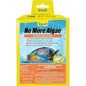 Tetra No More Algae Tablets, 8 tablets, Controls Algae in Aquariums