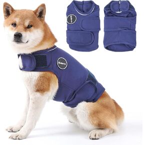 Dog Anxiety Jacket, Skin-Friendly Dog Calming Shirt - Dog Coat for Thunder, Fireworks, Vet Visits and Separation - Keep Pet Calm Without Medicine & Training, Anti Anxiety Vest for Dogs