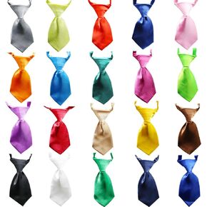 Dog Ties - 20 PCS Birthday Gift Adjustable Pet Neck Ties for Boys Girls Dog Puppy Cats Party Weddings Christmas Valentine's Day Holiday Festival Photography Grooming Accessories(Medium)