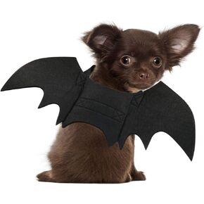 Rypet Dog Bat Costume - Halloween Pet Costume Bat Wings Cosplay Dog Costume Cat Costume for Party L