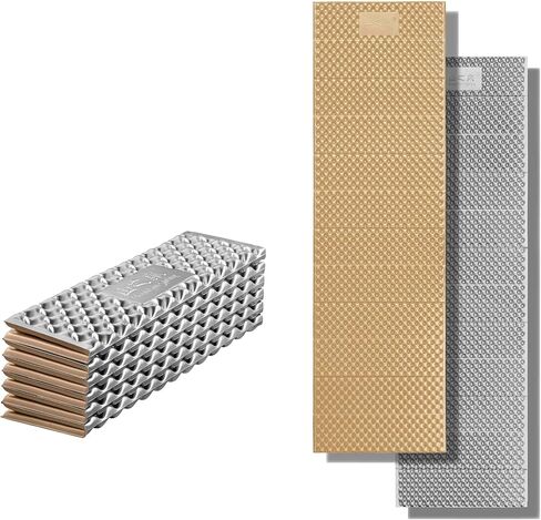 وسادة نوم إسفنجية مغلقة قابلة للطي مقاس XL من بولار بير R-2.6 | بساط نوم سميك ومقاوم للرطوبة وخفيف الوزن للتخييم والمشي لمسافات طويلة وحقيبة الظهر in Kuwait