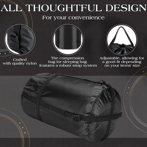 4 Pcs Compression Stuff Sack 45L Waterproof Sleeping Bags Storage Stuff Sack Organizer Sleeping Bag Compression Sack for Backpacking Hiking Camping Outdoor Travel Clothes Storage in Kuwait