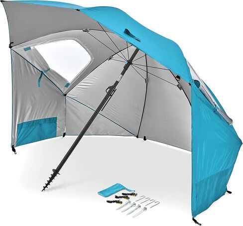 Sport-Brella Premiere UPF 50+ Umbrella Shelter for Sun and Rain Protection (8-Foot) in Saudi Arabia