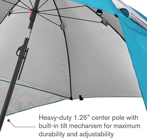 Sport-Brella Premiere UPF 50+ Umbrella Shelter for Sun and Rain Protection (8-Foot) in Saudi Arabia