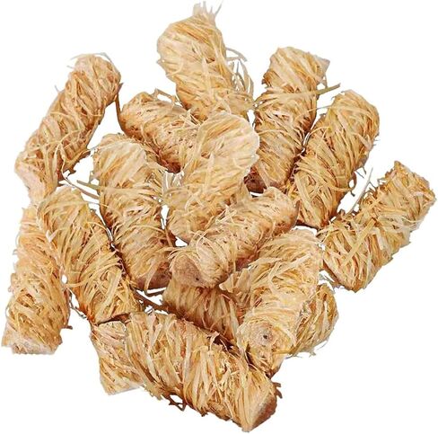 TooGet Fire Starters 30 قطعة من الشمع الخشبي الطبيعي لنيران المخيمات والشواية وحفرة النار والمدخن والشواء والمدفأة وموقد الخشب وبادئ الفحم - مقاوم للماء in Kuwait