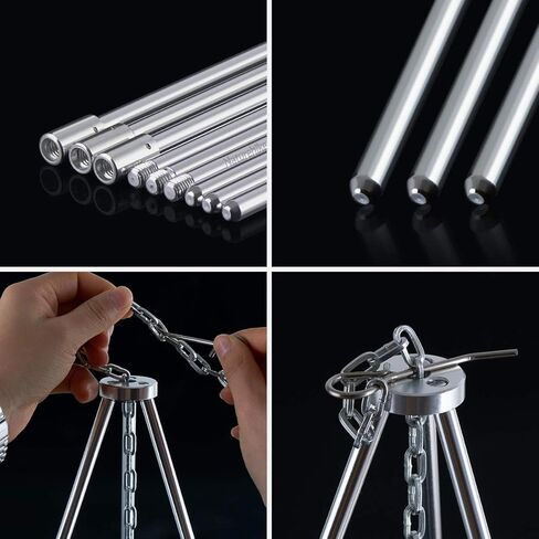 Naturehike Heavy-Duty Aluminum Cooking Tripod, Camping Camp Fire Tripod, Portable Lightweight 31.5 INCH Height in Saudi Arabia