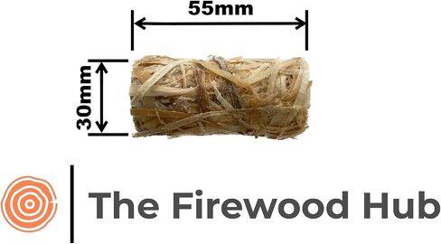50 - XL Wood Wool Firestarters for Safe, Clean, and Odorless Ignition of Wood and Log Burners, BBQs, Pizza Ovens, Camping and More - The Perfect Fire Starter for Any Occasion in Saudi Arabia
