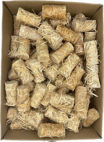 50 - XL Wood Wool Firestarters for Safe, Clean, and Odorless Ignition of Wood and Log Burners, BBQs, Pizza Ovens, Camping and More - The Perfect Fire Starter for Any Occasion in Saudi Arabia