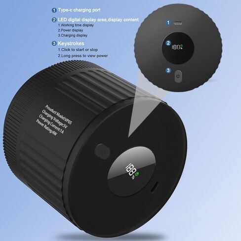 طقم سدادة كهربائية لجرة ميسون للفم العريض وبرطمان ميسون للفم العادي - أبيض in Kuwait