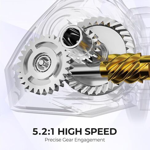 بكرة دوارة Piscifun AlumiX، بكرة صيد دوارة بإطار من الألومنيوم، أقصى سحب 26 رطل، خفيفة إلى 6.1 أونصة، دوار كربون، 10+1 BB محمي، 5.2:1/6.2:1، بكرة دوارة ناعمة وقوية للمياه العذبة in Kuwait