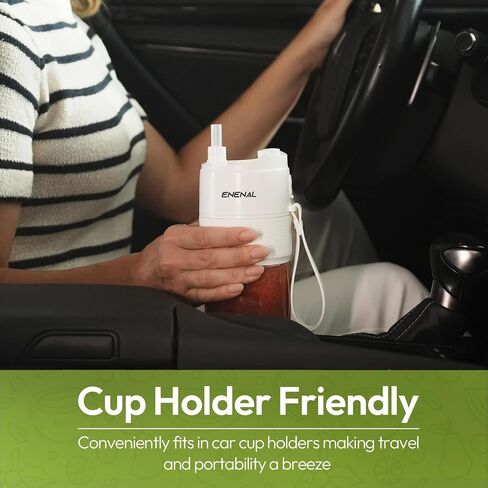 Personal Size Blender, Enenal Portable Blenders Smoothies and Shakes 5000mAh Battery, 16oz Mini Blender USB Rechargeable, Handheld Blender BPA-Free Fruit Smoothie Juicer Cup in Saudi Arabia